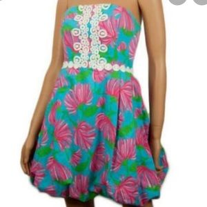 Lilly Pulitzer originals strapless bubble dress